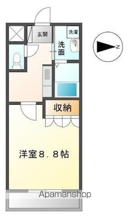 クレア　[1K/30m2]の間取図