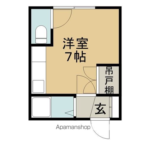 帯広市 2階建 築40年の間取り写真