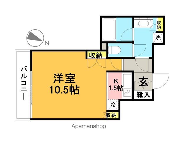 アルス恵比寿メイクスの間取り写真