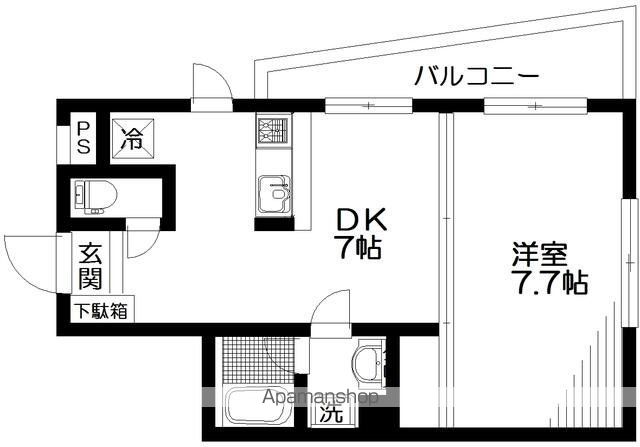 豊島区南大塚のマンションの間取り