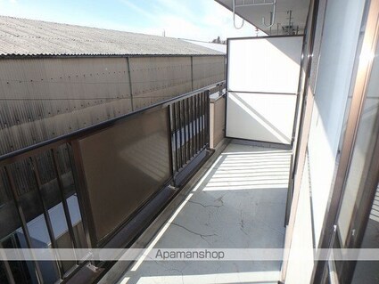 長野県松本市井川城３丁目[2DK/43.74m2]のバルコニー