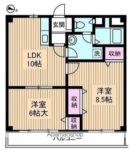 クレール秀光の間取り写真
