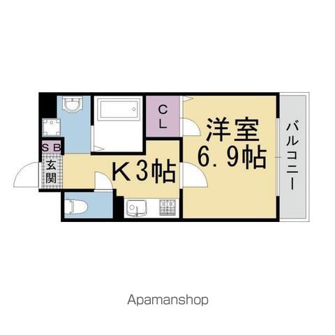 コスミオン長岡京の間取り写真