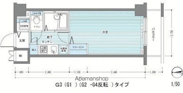 レジディア多摩川の間取り写真