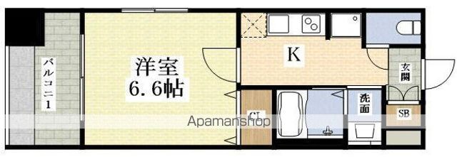ミッドコート東三国の間取り写真