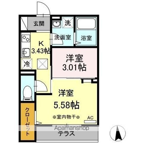 蒼の杜 空の間取り写真