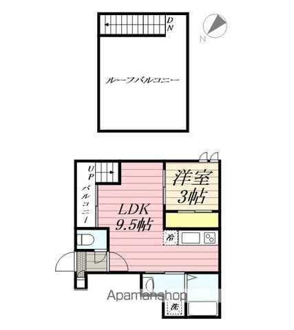 GRANDTIC AK千早の間取り写真