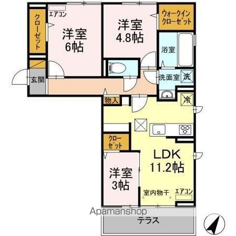 フォレストおおたかIIの間取り写真