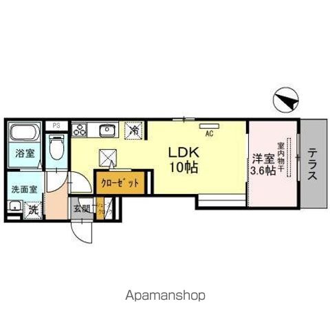 CLASHIST大和田の間取り写真