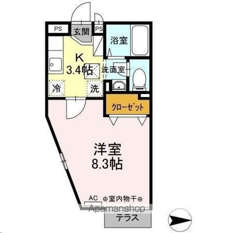 ABITATO台原の間取り写真