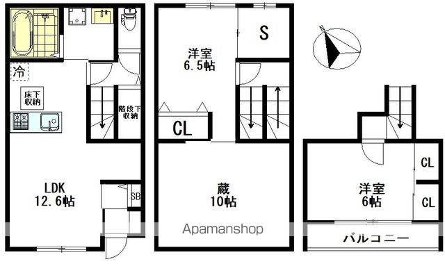 WARE HOUSE三鷹の間取り写真