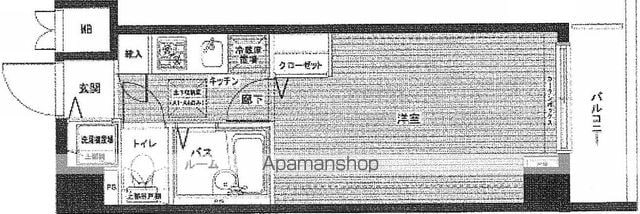 レジディア多摩川の間取り写真
