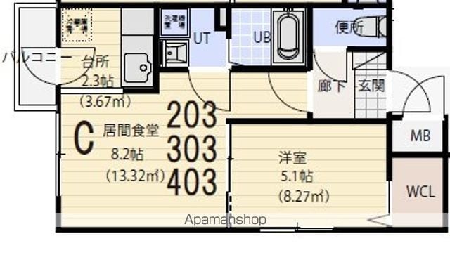 アステール学園前の間取り写真