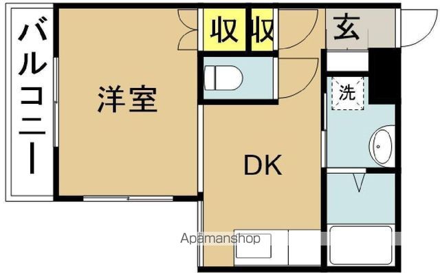 キャンパスcity丸山の間取り写真