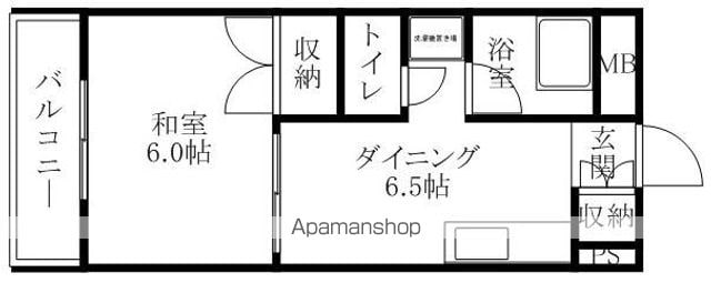 エクセレント野間の間取り写真
