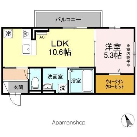 グラシア旭南の間取り写真