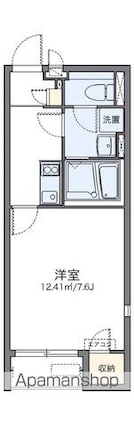 レオネクストアイランド[1K/25.09m2]の間取図