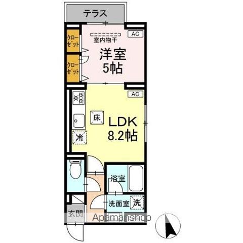 セレスティア羽沢 A棟の間取り写真