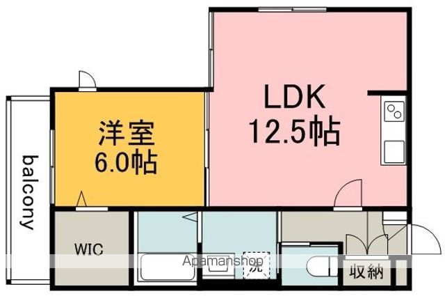 ODENSE桜の間取り写真