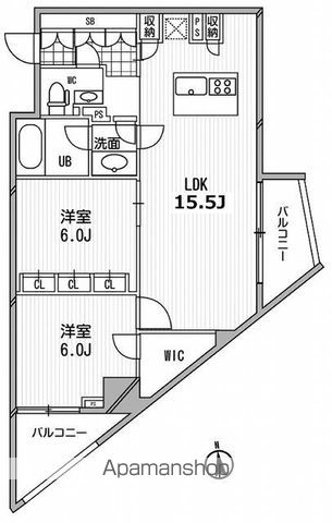 【アーデン芝公園の間取り】