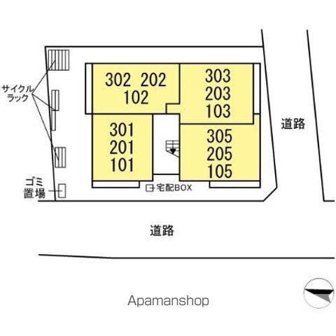 エスカレーズ 105 ｜ 千葉県千葉市中央区登戸３丁目9-32（賃貸アパート1LDK・1階・41.18㎡） その29