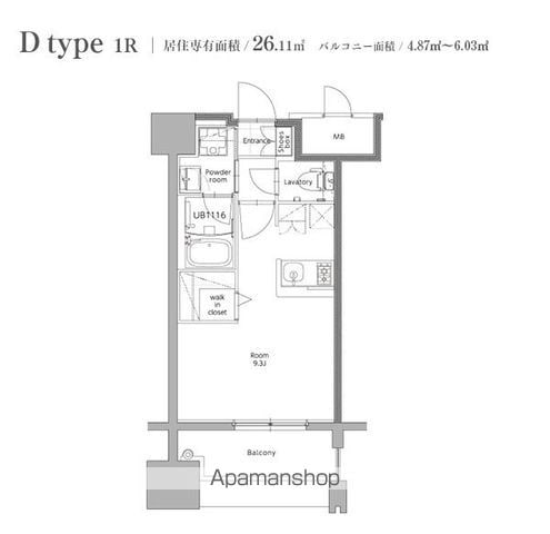 エンクレスト博多STYLEの間取り写真