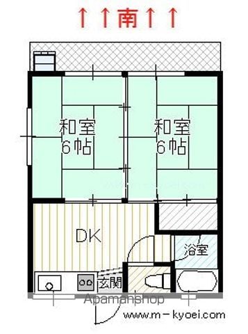 KYOWAコーポの間取り写真