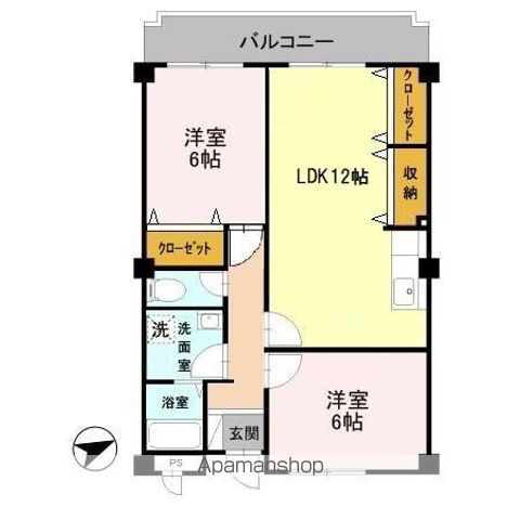 フリーダム中村の間取り写真