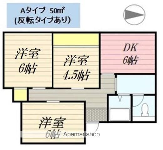 プリンセス石山の間取り写真
