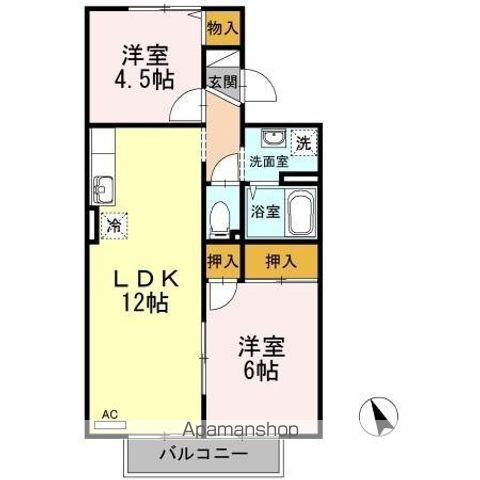 セジュール日吉台の間取り写真