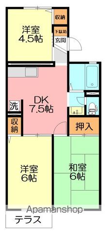 ハイツひまわりの間取り写真