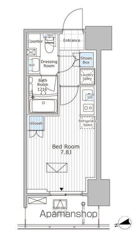 パークアクシス市川の間取り