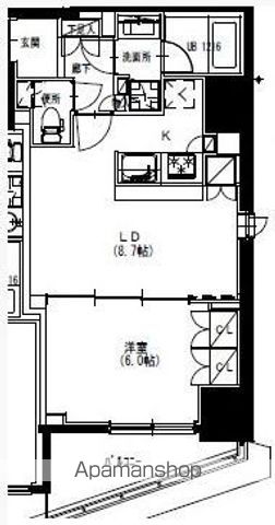 S−RESIDENCE曳舟の間取り写真