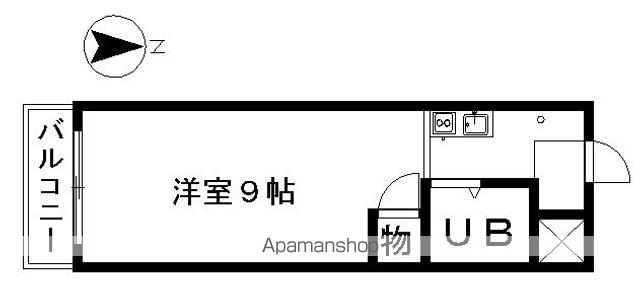 KMハイツの間取り写真