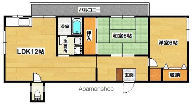 コート香ヶ丘の間取り写真