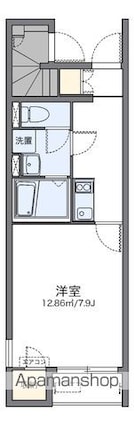 レオネクスト青栁[1K/26.37m2]の間取図