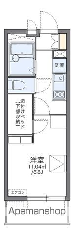 レオパレスモンサンミッシェルの間取り写真