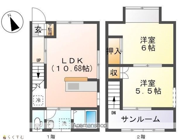 シャトレー大森Aの間取り写真