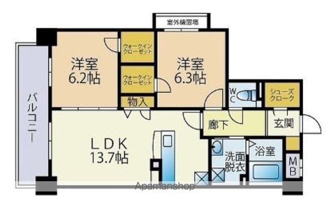 カメリアビルⅡの間取り