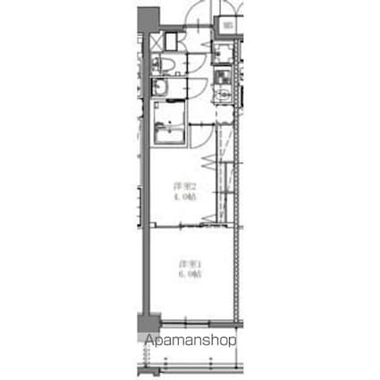 ＳーＲＥＳＩＤＥＮＣＥ上社ａｕｒｅａｔｅ（オリート）[2K/28.56m2]の間取図