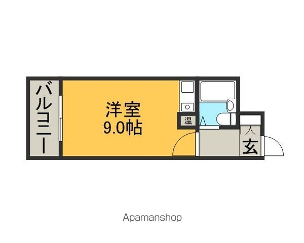 【福岡市中央区鳥飼のマンションの間取り】