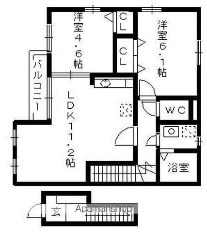 コンフォート下府の間取り写真