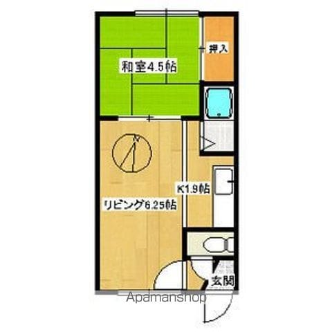 アーバンハイツB棟の間取り写真