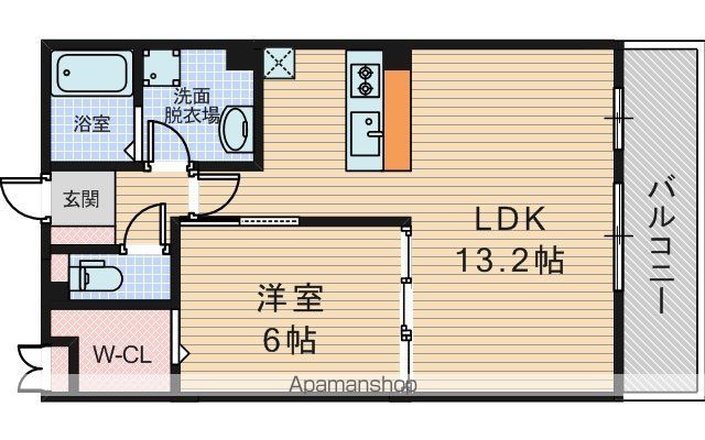 シャルムAの間取り写真