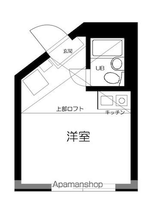 東京都練馬区旭丘２丁目[1R/11.84m2]の間取図