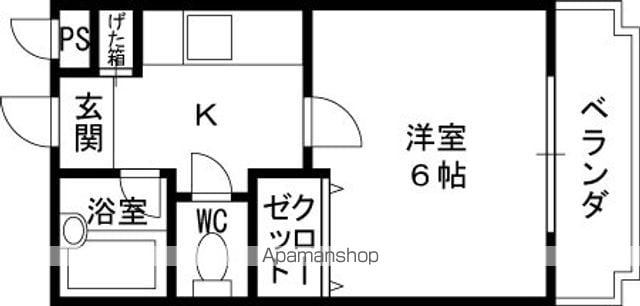 ステラハウス4−1000の間取り写真