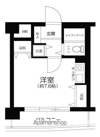 ダイアパレス赤坂の間取り写真