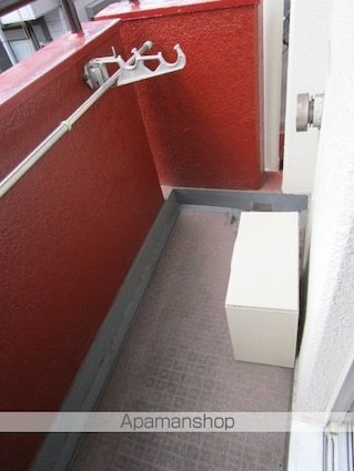 クリスタル山内[1DK/35m2]のバルコニー