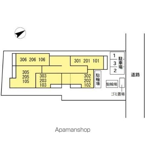 ＥＲＤＥ　城北（エルデ） 105 ｜ 東京都練馬区北町１丁目17-18（賃貸アパート1LDK・1階・44.35㎡） その26