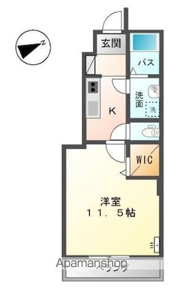 アント・クラント[1K/35.29m2]の間取図
